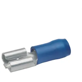 Klauke Flachsteckhülsen, PVC-teilisoliert, 1,5-2,5mm2 6,3x0,8mm, 100 Stück