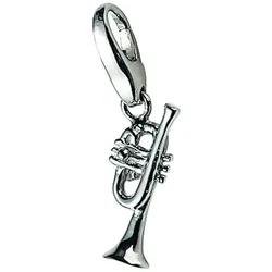 Giorgio Martello Milano Charm Trompete, Silber 925 Charms & Kettenanhänger   Silber Damen 