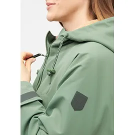 DERBE Phoebholm Dog Damen Parka, Größe_Bekleidung_NR:38, Derbe_Farbe:hedge green/caramel | Gr.: 38