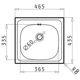 PYRAMIS E33 edelstahl glatt