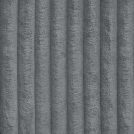 m-punkt Eckcouch Cord U-Form mit Bettkasten 5-Sitzer Grau