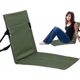 Klappbarer Strandstuhl, Klappbarer Outdoor-strandstuhl, Reisestuhl, Strandliegestuhl Mit Gepolsterter Rückenlehne, Ideal Zum Campen.