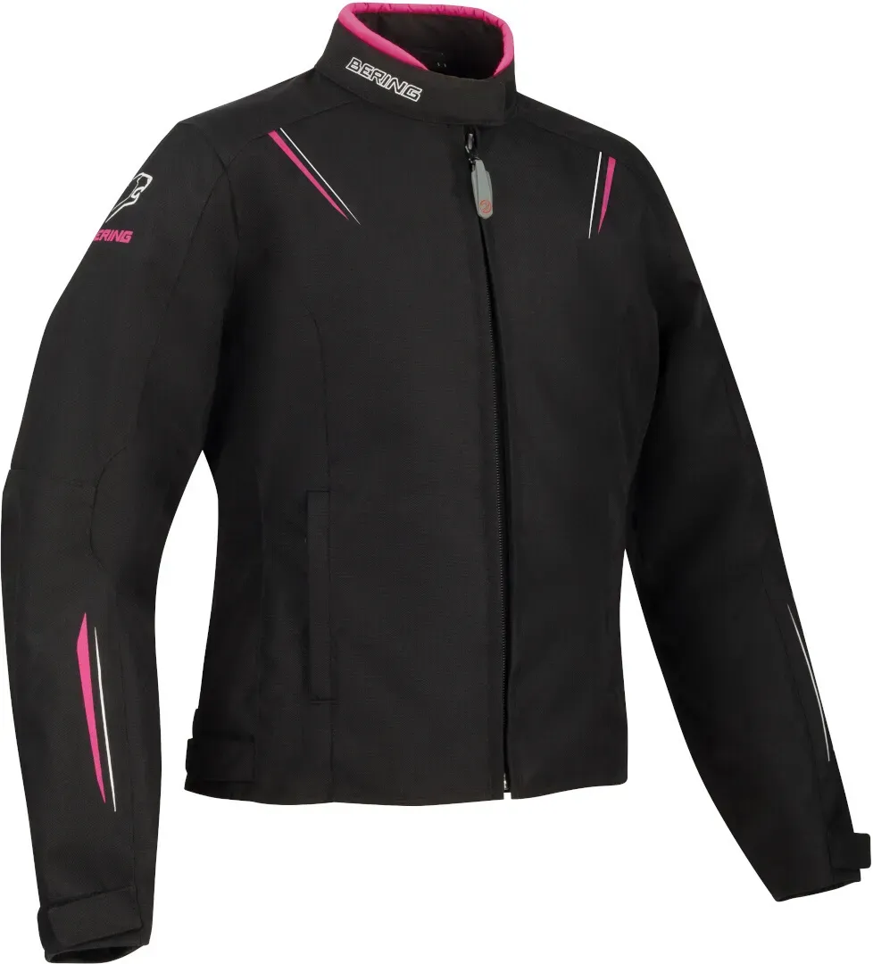 Bering Meryll Kid wasserdichte Mädchen Motorrad Textiljacke, schwarz, Größe 150