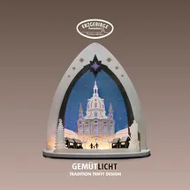 Weigla Lichterbogen Dresdner Frauenkirche 52 x 53,5 x 9 cm