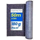 Defactoshop Malervlies Malervlies Rollenbezug rutschfest Malerfilz Abdeckvlies 180gr 50 cm