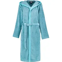 CAWÖ Bademantel mit Kapuze 6425 türkis M