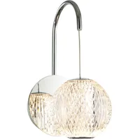 Italux Chrom Durchsichtig Glamour Moderne Wandleuchte Flurlampe 3200K 280lm
