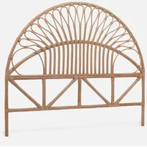 sweeek Kopfteil aus Rattan, Naturfarben - 140 cm, - sweeek