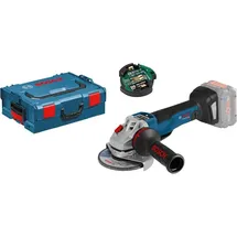 Bosch GWS 18V-10 PSC Professional ohne Akku + L-Boxx 06019G3F0B