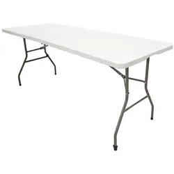 TheHomeWeeks Klapptisch gemäß den Vorschriften für die öffentliche Nutzung, 152 x 70 x 74 cm – tragbar, 3,5 cm HDPE-Platte, The HomeWeeks