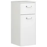 Saphir Unterschrank 30 x 72 x 33 cm Weiß
