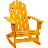 vidaXL Adirondack-Schaukelstuhl Massivholz Tanne Orange