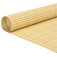 VidaXL Gartenzaun Doppelseitig Gelb 1,8x3 m PVC
