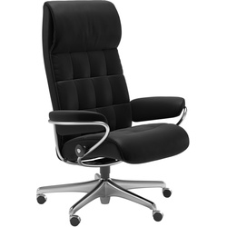 STRESSLESS Bürostuhl London Star High Back Leder Schwarz Batick Black