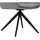 hom'in Armlehnstuhl Webstoff grau/schwarz