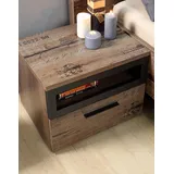 Forte Jacky B/H/T: 52 cm x 41 braun Nachtkonsolen und 1 Schubkasten