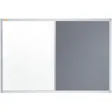 Franken Kombitafel 60 x 45 cm grau/weiß
