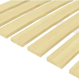 vidaXL Lattenrost mit 24 Latten Holz 90 x 200 cm