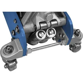 Güde Rangierwagenheber Aluminium/Stahl 100-465 mm blau/silber