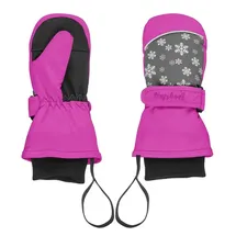 Playshoes Fäustling Schneeflocken Rosa 2