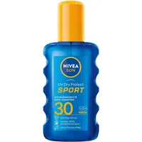 NIVEA Sun Uv Dry Protect transparentes Sonnenspray LSF 30 200 ml