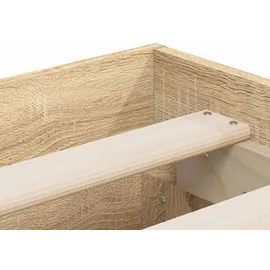 vidaXL Bettgestell mit Schubladen Sonoma-Eiche 180x200cm Holzwerkstoff