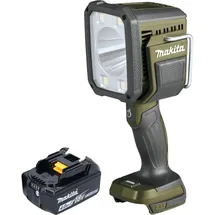 Makita DML 812 M1 Akku Handstrahler 18 V 1250 lm LED Olive Grün Outdoor Adventure Sonderedition + (1250 lm)