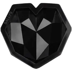 Sallys 3D Diamant-Herz Silikonbackform