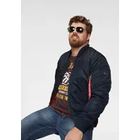 Alpha Industries Ma-1 Vf 59 Long Jacke Rep.Blue 3XL