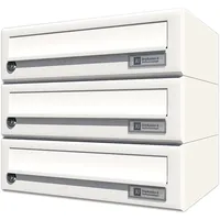 JU Hausbrieffachanlage 3-teilig, 375 x 330 x 280 mm,