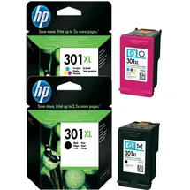 HP Original HP 301XL Druckkopfpatrone Multipack