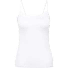 CALIDA Natural Comfort Lace Damen, mit Spitze, am Ausschnitt, verstellbare Träger, funktionell Weiss 36-38