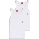 Hugo Herren Twin Pack Tank Top, New - White100, XXL EU