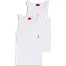 Hugo Herren Twin Pack Tank Top, New - White100, XXL EU