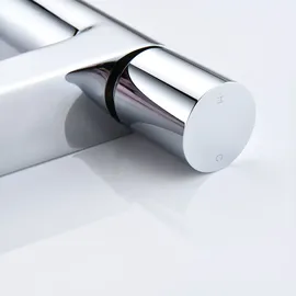 Bernstein 8214 Waschtischarmatur Grau