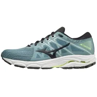 Mizuno Herren Wave Equate 6 Laufschuh, Neolime Ebenholz Smokeblue,