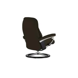 Stressless Relaxsessel mit Hocker Leder 92 x 105 x 80 cm Braun