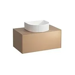 LAUFEN Sonar Schubladenelement/Sideboard H4054110340411 77,5x34x45,5cm, Ausschnitt Mitte, Kupfer