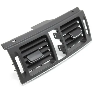 Klimaanlagen Auslassgitter Für Benz W204 C180 C200 Armaturenbrett Vorne Mitte Klimaanlage Entlüftungsabdeckung Mitte AC Entlüftungsgitter Steckdose Panel(Light Black Standard)