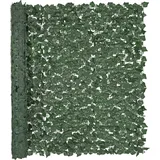 Vevor Sichtschutzzaun aus Efeu, 1500 x 2490 mm, Pflanzenwand, grüner Efeuzaun mit verstärkter Verbindung, künstliche Hecken mit Weinblättern als Dekoration für Garten, Hof und Terrasse