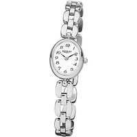 Regent Damen-Armbanduhr silber Analog F-966 Stahl-Armband URF966