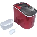 vidaXL Eiswürfelbereiter Rot 2,4 L 15 kg / 24 h