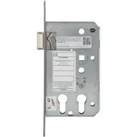 BMH Einstemmschloss 1015 PZW/2 PZ Einsteckschloss DM 32/65mm Edelstahl Stulp 20