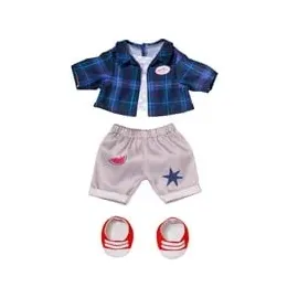BABY BORN Puppenkleidung Teddy Cool-Outfit Blau (43 cm)