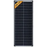 enjoy solar Solarmodul Monokristallines Solarpanel 182mm 10BB, 12V/20W–210W, schwarzer Rahmen, 182mm Monokristalline PERC-Zellen schwarz