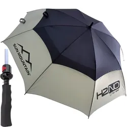 Sun Mountain UV Golf Regenschirm grau/navy