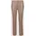 Madeleine Kunstlederhose mit Biesen Braun 17