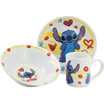 Disney Lilo und Stitch Aloha Porzellan-Essgeschirr im Geschenkkarton