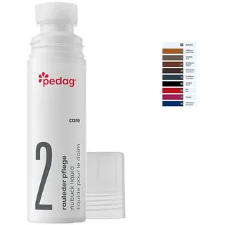 PEDAG pedag Raulederpflege Flüssigpflege Farbauffrischung 75ml Mittelbraun Schuhcreme braun