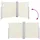 vidaXL Ausziehbare Seitenmarkise 1,4 x 10 m creme